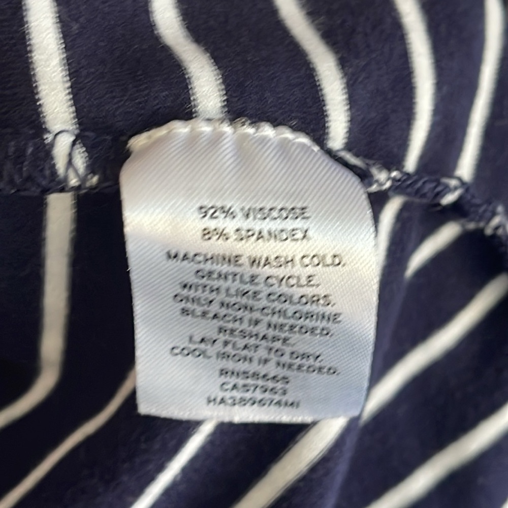 Halogen long sleeve striped shirt 1 - Picture 5 of 5